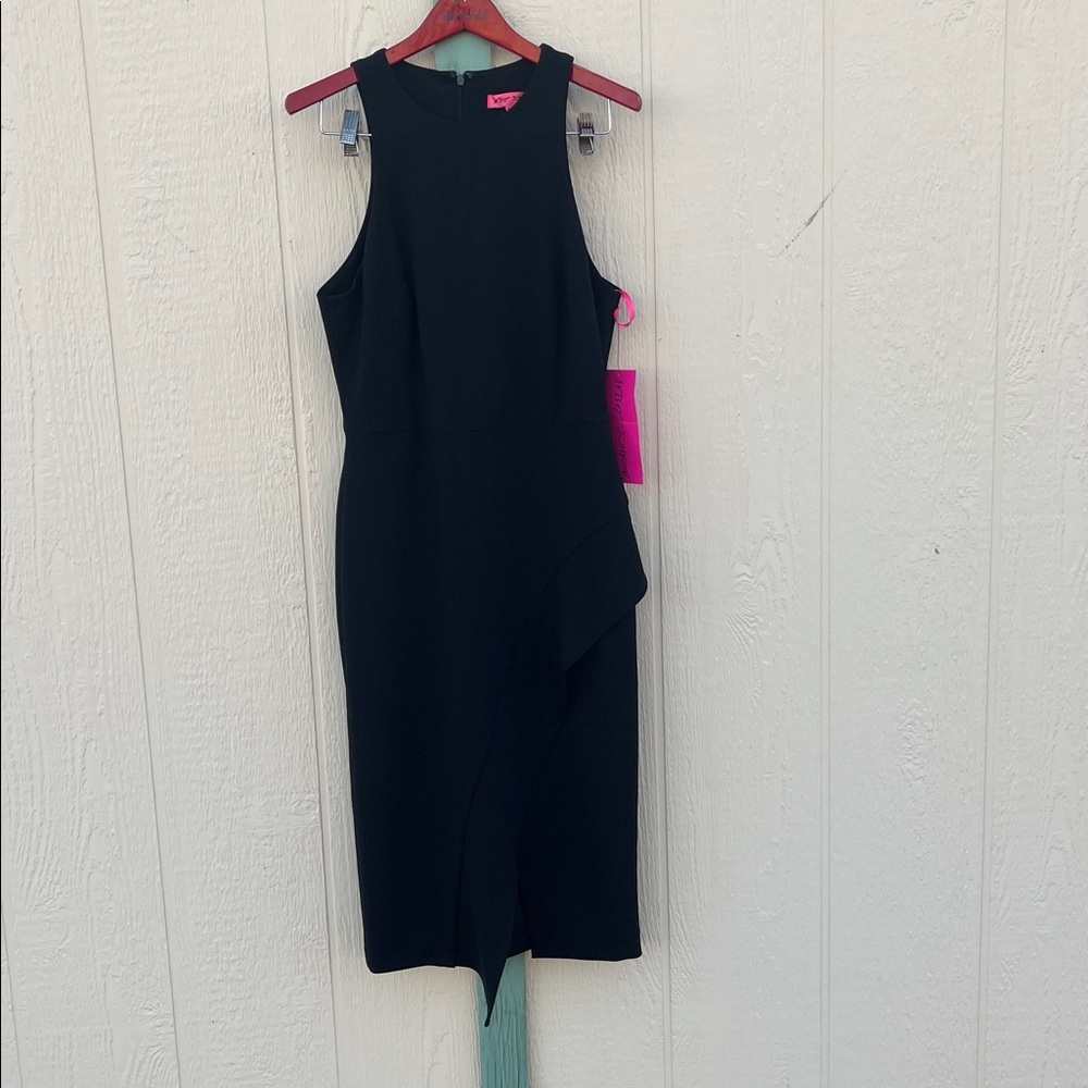 NWT Betsey Johnson Ruffled Tulip Bodycon Dress